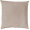 Decoper ® Mako-Satin Kissenbezug aus 100% Baumwolle | Atmungsaktiv & kuschelig weich | Farbe Taupe Beige | 1 teilig - 80 x 80 cm