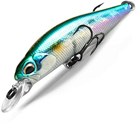Wobbler BASS Slicker M63 SP in Color D 6,3 cm Köder fürs Angeln auf Barsch Zander Hecht & Co,flachlaufend