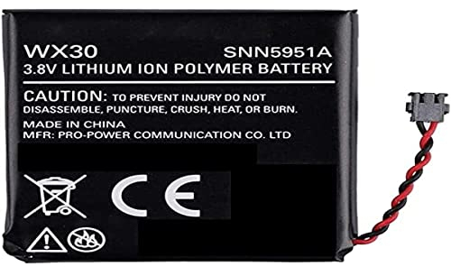 YUNIQUE DEUTSCHLAND Akku kompatibel mit Motorola Moto 360, WX30 Smartwatch Fitness Armband (240 mAh, 3,7 V, Li-Po)