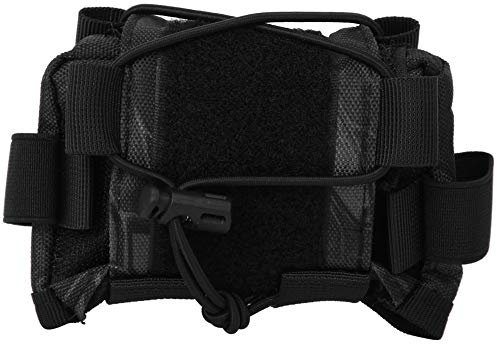 Airsoft Tactical Helmet Battery Pouch, Multifunctional Oxford Cloth Counterweight Storage Bag Balancing Weight Removable Gear Pouch Balance for Cycling Hiking Camping Outdoor Military Games