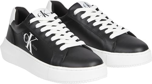 Calvin Klein Damen Cupsole Sneaker Chunky Schuhe, Schwarz (Black), 38