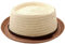 Classic Italy - Pork Pie Hüte Herren Twotone Ska - Size 63 cm - beige-et-Marron
