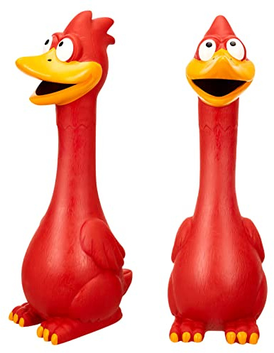 Hungdao 1 x Pferde-Spielzeug, Latex, Quietsch-Huhn, quietschend, Truthahn-Bälle zum Spielen, gefälschtes schreiendes Huhn-Spielzeug für Pferde, Fußball, zur Reduzierung von Trennung, Angst,