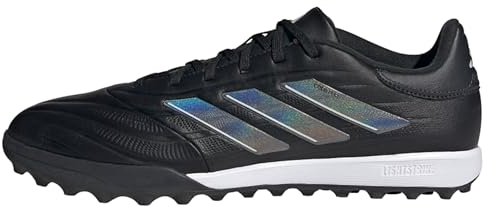 adidas Copa Pure II League Turf Boots, Scarpe da Calcio Unisex-Adulto, Core Black/Carbon/Grey One, 48 EU