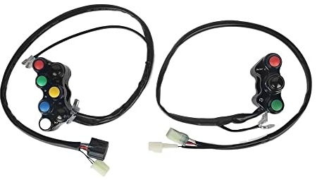CHUYUE Motorrad Lenkerschalter Für YA.MA.HA YZFR6 YZF R6 2017-2021 YZFR6 Motorrad Schalter Scheinwerfer Horn Blinker Lenker Schalter Motorrad Zubehör