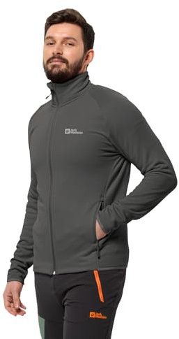 Jack Wolfskin Herren Baiselberg Fz M Fleece-Jacke, Slate, M EU