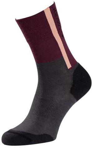 VAUDE Socken All Year Wool Socks, geruchshemmendes Material, leicht, atmungsaktiv und schnelltrocknend, cassis uni, 36-38