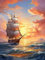 Diymood 5D Diamant Painting Kit Boot - DIY Diamond Painting Segeln Bilder Zubehör für Runde Diamond Kreuzstich Stickerei - Dekorative Kunst für Büro und Zuhause - Wandbild 30x40 cm
