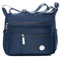 HERCMNOY Umhängetasche für Damen, Umhängetasche, Handtasche, mehrere Taschen, Nylon, Kuriertasche, navy, 28cm x 11cm x 22cm