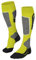FALKE Damen Skisocken SK4 Advanced W Kh Wolle Funktionsmaterial warm dünn 1 Paar, Gelb Sulfur 1084-O, 39-40