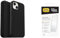 OtterBox Strada Apple iPhone 13 Shadow - Black with Premium Tempered Glass Protector