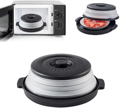 Cubreplatos De Cristal Para Microondas Protector Contra Salpicaduras Para Horno Microondas Para Microondas, Evita Salpicaduras, Incluso Verduras, Colador De Frutas, Almacenamiento De Alimentos.