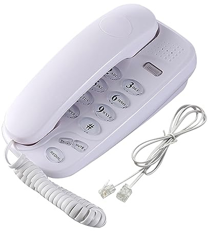 MEAKTSMI KXT-580 Festes Festnetz Wandtelefon Tragbares Telefon Zum Aufhängen Der Wand Für Home Office Hotel Spas Center