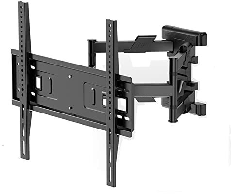 Staffa di montaggio a parete per TV Full Motion per la maggior parte dei televisori e monitor LED LCD da 32 60 pollici a schermo piatto curvo braccio articolato inclinabile estendere e ruotare max