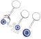 OATIPHO 3stücke Teiliges Set Türkisches Blaues Schlüsselanhänger Kreative Amulett Charms Für Taschen Und Home-Dekoration Und Schutz Für Schlüssel Und Taschen