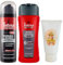 Intesa Uomo Set, Schiuma da Barba Energizzante con Caffeina e Guaranà 300ml, Bagno Doccia Shampoo Rigenerante 500ml, Crema Mani con Artiglio del Diavolo e Arnica, 50ml - Amami BEAUTY