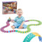 Arkyomi autorennbahn 164pcs Autobahn Flexible rennbahn mit 2 Autos Kinder Tracks Spielzeug Geschenke ab 3 4 5 Jahre Junge