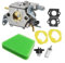 Vergaser-Tuning-Kit für W-20 Wt-391 Wt-637 Heckenschere, Motorsense Motorsäge Motor, mit Luftfilter, Kraftstofffilter