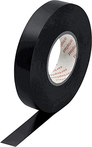 Nastro isolante elettrico VDE 601/Nero 10 meter