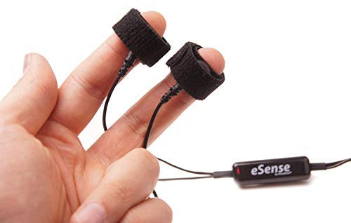 eSense Skin Response Set mit mehr Elektroden | Integrierte Meditationen und Übungen zur Entspannung