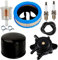 Carkio Filtro de Aire prelimpiador Filtro de Combustible Bomba línea Filtro de Aceite Spark Plug Pinzas de Repuesto para Briggs & Stratton Vanguard V-Twin 12.5-21hp