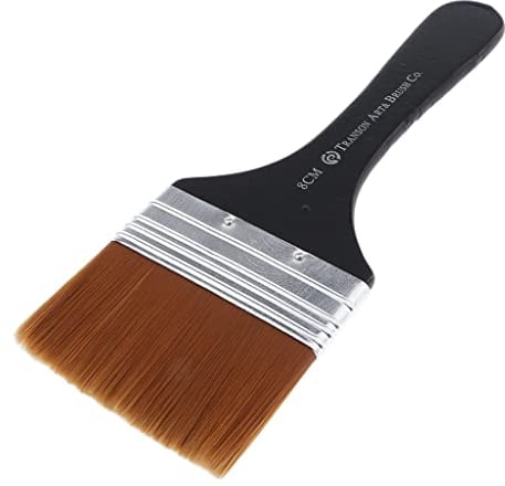 Hochwertiger Pinsel Zum Zeichnen Und Malen - Acryl Flachpinsel, 8cm Breite