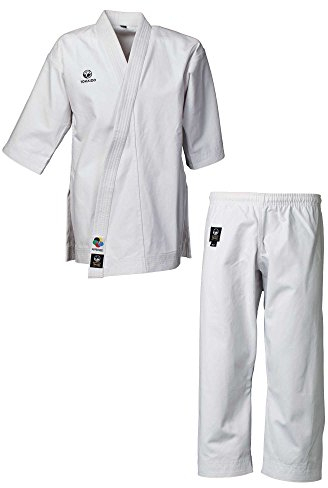 Tokaido Unisex – Erwachsene Kata Master Karateanzug, weiß, 180