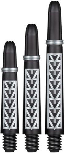 Shot Dart Shafts Koi Carbon mit Federring Hochwertige Dart Schäfte Stabil & Lange Haltbar (IM - Intermediate, Weiß)