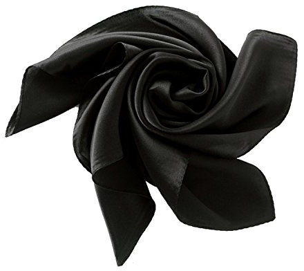 Foulard Carré Soie Couleur Uni 53x53cm