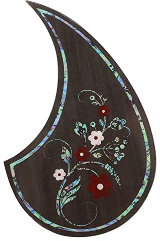 Vaguelly Universal Folk Acoustic Gitarre Pickguard Teardrop Form Selbstkleber Gitarren- Pickguard Aufkleber