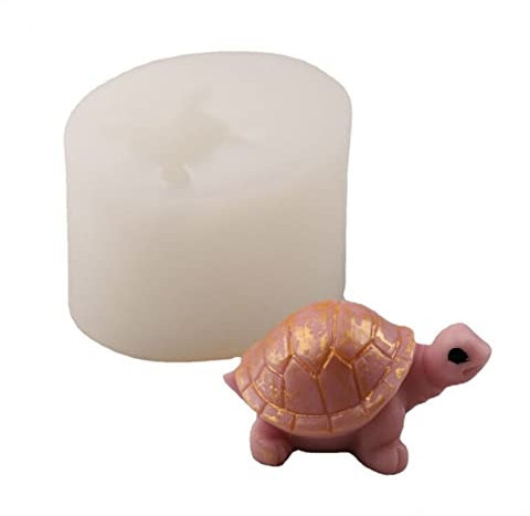 Luxylei 3D Tortue De Mer Silicone Savon Moule Tortue Animal Bougie Cire Fondre Moule Chocolat Bonbons Moule pour Bricolage Artisanat Gâteau Décoration Outils