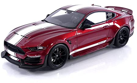 GT Spirit Ford Shelby Super Snake Mustang 2021 rot weiß Modellauto 1:18