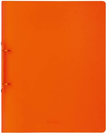 NEU BRUNNEN Ringbuch FACT!pp mit 2 Ringen, DIN A4, 16mm Füllhöhe, orange