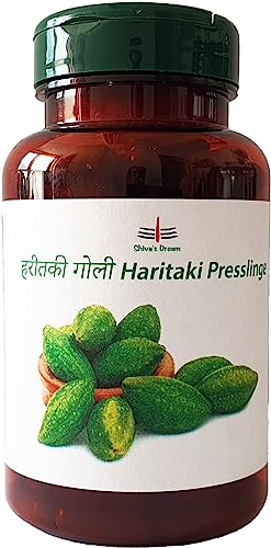 Haritaki Presslinge Tabletten 200 Stück | geprüfte Qualität aus Indien | Shiva's Dream | alle 3 Doshas im Gleichgewicht - keine Füllstoffe! 100% rein - 750mg je Pressling