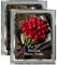 PETAFLOP Lot de 2 Cadres Photos 20x25 cm en verre(2mm), Cadres en Verre pour Les Mariages, La Maison et Le Bureau