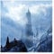 Bilderwelten Fototapete Gaming Fantasy Schloss im Schnee 240 x 240 cm Vlies-Tapete XXL Smart Wandtapete Wanddekoration Wohnzimmer Schlafzimmer