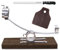 Hidalgo Soporte Jamonero Basculante con Cabezal Giratorio 3 Claveles + Cuchillo jamonero 3C + Regalo Cubre jamón