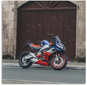 UNSGA Sportbike-Poster RS660 Super-Bike-Rennrad, dekoratives Gemälde, Leinwand, Wandposter und Kunstdruck, moderne Familienschlafzimmer-Dekoration, Poster, 30 x 30 cm