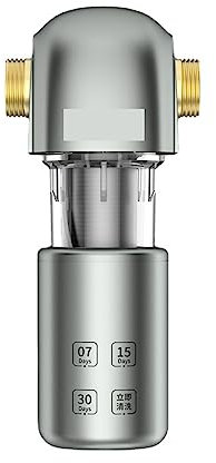 Système de filtration d'eau sous évier, Filtre à eau for toute la maison avec rinçage automatique des sédiments, système de purification central de préfiltration 40 microns pour votre cuisine, salle d