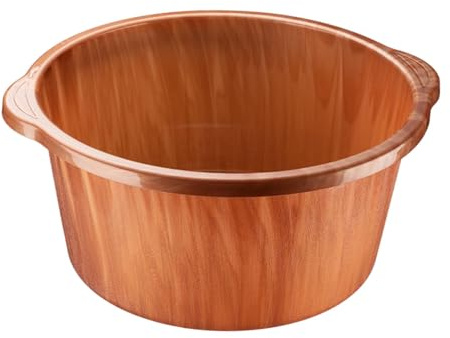 MagiDeal Foot Bath Bucket Pedicure Bowl Household Hot Tub Gift Foot Soaking Tub Foot Wash Basin for Soaking Feet Bathroom Sauna Adults, S