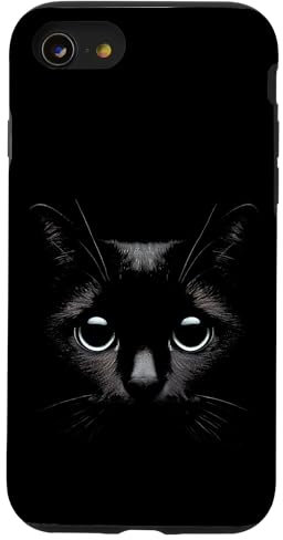 Spooky Black Cat Halloween Night Case for iPhone SE (2020) / 7 / 8