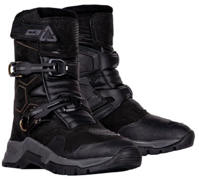 Leatt ADV Hydradri 7.5 Short wasserdichte Motorrad Stiefel, schwarz, 43