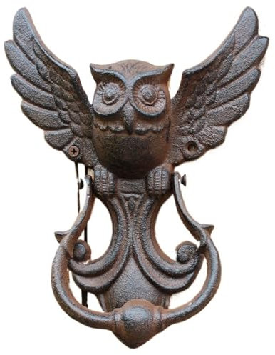 Eisenklopfer zum Basteln, Vintage-Stil, Eule, Türgriff, Garten, Haus, Wanddekoration