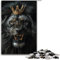 König der Löwen Puzzle 1000 Teile für Erwachsene, Puzzle zum Stressabbau für Teenager ab 14 Jahren, Größe 50 x 75 cm