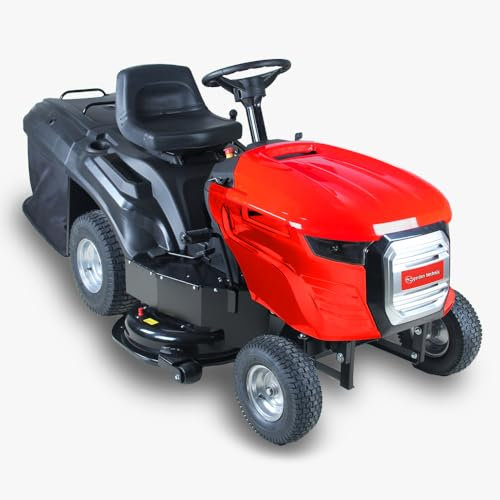 Tracteur tondeuse 546cc - largeur de coupe 107cm - 5 vitesses avant et 1 arrière