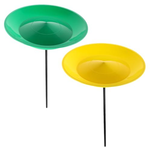 KONTONTY 2 Pezzi Piatti Per Gioco Di Abilità Per Principianti Set Doppio Con Bastoncini Resistenti Giocattolo Da Circo Per Festa Ed Esibizione Facile Da Imparare e Adatto a Performer