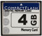 Cpolebev Professional 4GB Compact Flash Memory Card(White&Blue)