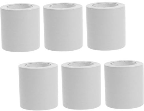 DIYEAH Zoccolino Autoadesivo in Pvc, 6 Pezzi, Flessibile e Tagliabile, per Pareti Lisce e Battiscopa Bianco, Decorazione per Casa