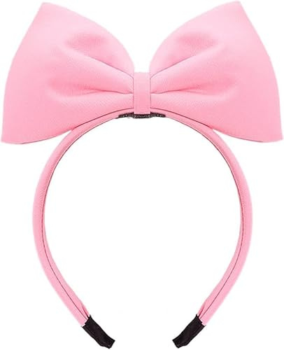 1 x süßes rosa Halloween-Schleifen-Stirnband, Schleife, Haarreif, Haarreif für Damen und Grill, Damen, Weihnachten, Geburtstag, Party, Dekorationen, Zubehör, einfach zu tragen, Haar-Accessoires
