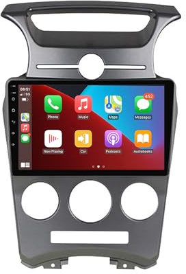 2 DIN Pantalla Radio para Kia Carens 2006-2012 9 Inches Android 15 Coche Pantalla Steering Wheel Controls para, 8 Core 2G+64G